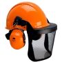 Casque forestier orange