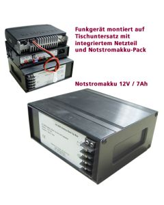 Batterie de secours 12V- 7Ah avec boîtier