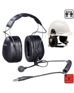 Garniture de communication avec protection auditive, connexion Nexus 6,5 mm - attaches casque