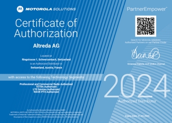 Certification de Motorola Solutions